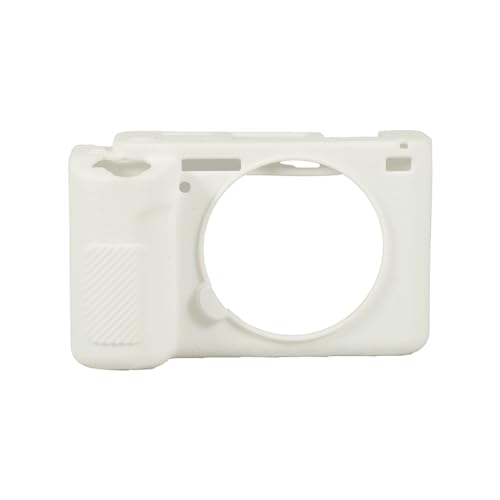 STSEETOP Sony ZV-E1 Hülle, Silikon-Gummi-Schutzhülle für Kameragehäuse, kompatibel mit Sony ZV-E1 (weiß) von STSEETOP