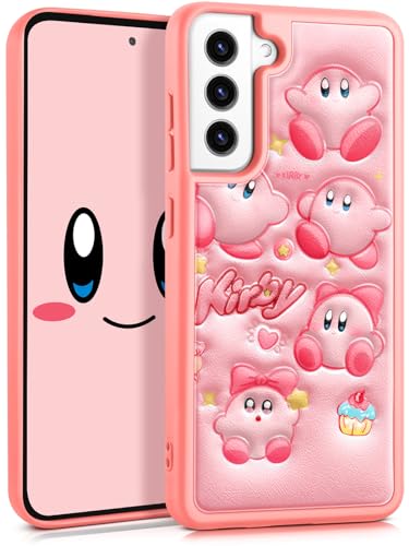 STSNano PkKabi Schutzhülle für Galaxy S21 Fe 5G, Motiv: Anime S21fe, niedliches Cartoon, Kawaii, mädchenhafte Handyhülle für Mädchen, Kinder, Teenager, Frauen, lustiges, cooles Design, 3D-Prägung, von STSNano