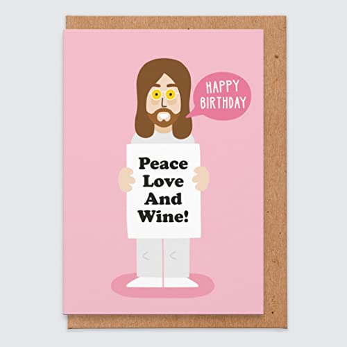 Lustige Geburtstagskarte für Freundin – Für Ehefrau – Freund – Tante – John Lennon Geburtstagskarte – The Beatles – Geburtstagskarte Musik von STUDIO BOKETTO