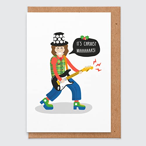 Lustige Weihnachtskarte - es ist Weihnachten - Slade - Noddy Holder - Musik Weihnachtskarte - Witzkarte - für ihn - für sie - Freund - Freundin - Ehemann - Frau - lustige Weihnachtskarte Lustige Weihnachtskarte - es ist Weihnachten - Slade - Noddy Holder - Musik Weihnachtskarte - Witzkarte - für ihn - für sie - Freund - Freundin - Ehemann - Frau - lustige Weihnachtskarte von STUDIO BOKETTO