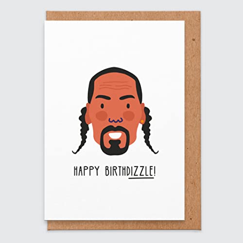 Snoop Dogg Geburtstagskarte – Lustige Geburtstagskarte – Rapper – Hip-Hop-Karte – Geburtstagskarte für den besten Freund/die beste Freundin – Snoop-Dogg – Für Musikliebhaber – Pop-Kultur-Grußkarte von STUDIO BOKETTO