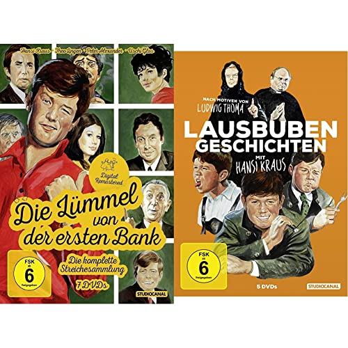Die Lümmel von der ersten Bank - Die komplette Streichesammlung (7 Discs, Digital Remastered) & Lausbubengeschichten [5 DVDs] von STUDIOCANAL