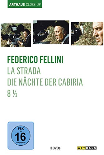 Federico Fellini - Arthaus Close-Up ( La Strada - Das Lied der Strasse / Die Nächte der Cabiria / 8 1/2 ) [3 DVDs] von STUDIOCANAL