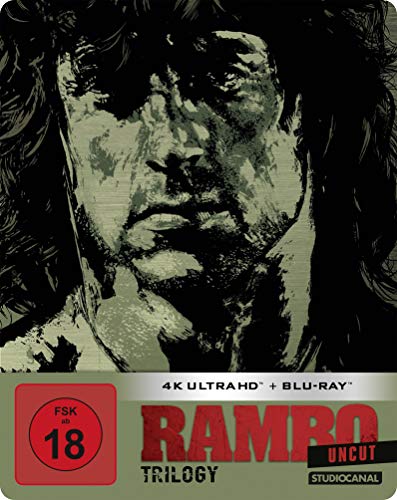 Rambo Trilogy / Uncut / Limited SteelBook Edition (4K Ultra HD) (3 BR4K) (+ 3 BRs) [Blu-ray] von STUDIOCANAL