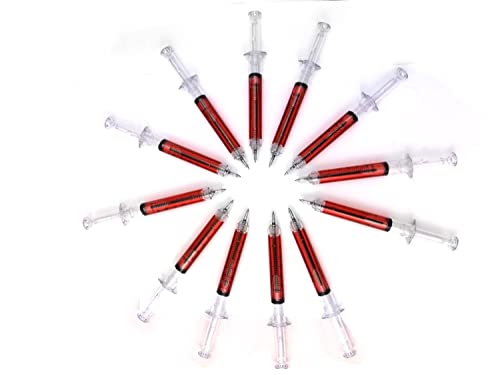 STUWU 12 x Spritzenkugelschreiber Spritzte Kuli Doktorkugelschreiber Krankenschwester Kugelschreiber Spritzenform Mitgebsel STUWU 12 x Spritzenkugelschreiber Spritzte Kuli Doktorkugelschreiber Krankenschwester Kugelschreiber Spritzenform Mitgebsel von STUWU