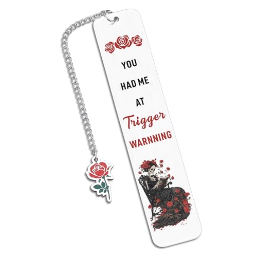 Smutty Book Lovers Gifts, Dark Romance Merch, Skelett Rose Metal Bookmarks for Reading Women, Spicy Bookish Items, Smut Book Merch, Funny Bookworm Gift for Women Who Love to Read Book Club Gifts Smutty Book Lovers Gifts, Dark Romance Merch, Skelett Rose Metal Bookmarks for Reading Women, Spicy Bookish Items, Smut Book Merch, Funny Bookworm Gift for Women Who Love to Read Book Club Gifts von STVK