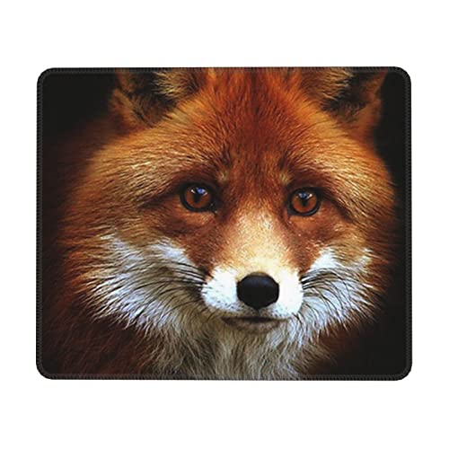 Fox Mauspad, verschiedene Größen, mit Gummibeschloss, horizontal, rutschfest, Büro- und Heimcomputer-Zubehör von SUAQUE