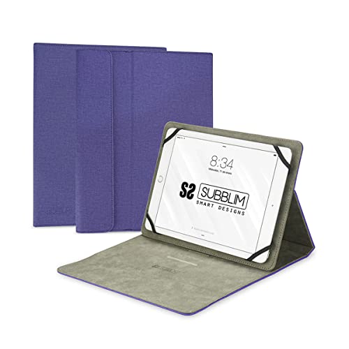 Clever Stand Tablet Tasche 10,1 Zoll lila von SUBBLIM
