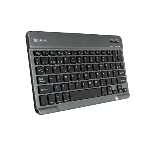 SUBBLIM Smart BT GRIS TECLADO INALÁMBRICO METÁLICO Bluetooth Ultra COMPACTO Con BATERÍA SUBBLIM Smart BT GRIS TECLADO INALÁMBRICO METÁLICO Bluetooth Ultra COMPACTO Con BATERÍA von SUBBLIM