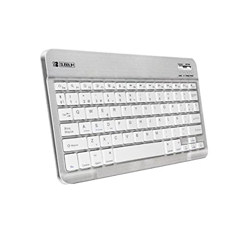 SUBBLIM TECLADO Bluetooth SM0001 SMART BT Silver BT 3.0 Soft Touch BATERIA 420MAH Compatible MULTIDISPOSITIVO SUBBLIM TECLADO Bluetooth SM0001 SMART BT Silver BT 3.0 Soft Touch BATERIA 420MAH Compatible MULTIDISPOSITIVO von SUBBLIM