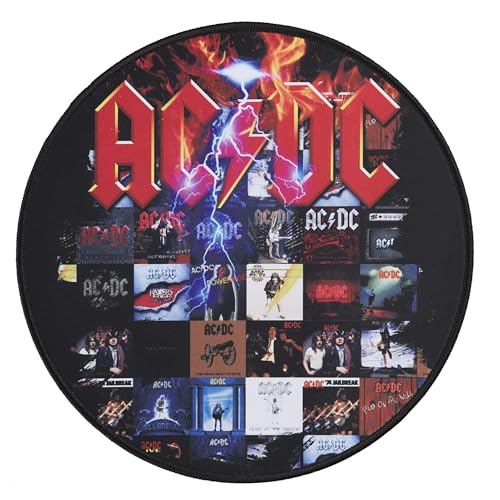 AC/DC - Gaming-Mauspad - Offiziell von ACDC lizenziertes Desktop-Mauspad als Geschenk - 30 cm von SUBSONIC