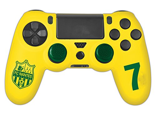 FC Nantes Subsonic Kit für PS4 Controller Lizenz Offizielle FCB gelb housse + caps von SUBSONIC
