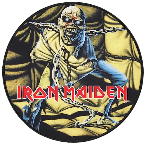 Iron Maiden - Anti-Rutsch-Mauspad XXL 90 mm x 40 mm mit Perlenbesatz - Offizielle Lizenz DC comis von SUBSONIC