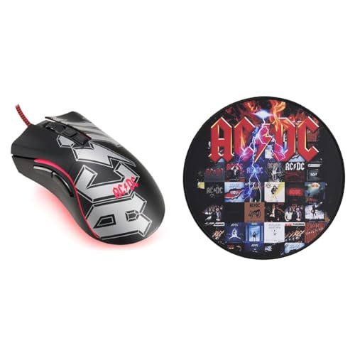 Mauspad + Gaming-Maus AC/DC von SUBSONIC