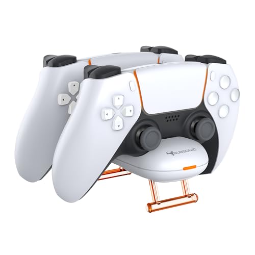 PS5 Controller Ladegerät, kompakte Ladestation für Playstation 5 Dualsense Controller, Ps5 Ladegerät für Dual PS5 Controller, PS5 Ladestation mit USB-c Kabel PS5 Controller Ladegerät, kompakte Ladestation für Playstation 5 Dualsense Controller, Ps5 Ladegerät für Dual PS5 Controller, PS5 Ladestation mit USB-c Kabel von SUBSONIC