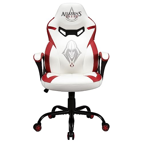 Subsonic Assassin's Creed - Gaming-Stuhl - Bürostuhl für junior Gamer - Schwarz und Gold - Offizielle Lizenz von SUBSONIC