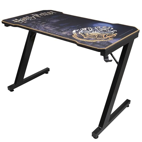 Subsonic Harry Potter - Ergonomischer Gamer's Desk mit Carbon Finish und integriertem Mauspad Offizielle Lizenz PC Gaming von SUBSONIC