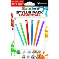 Subsonic Rainbow Stylus Pack Eingabestift für Konsole, kompatibel mit Nintendo 3DS XL von SUBSONIC