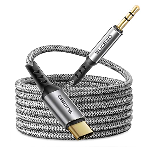 SUCESO USB C auf 3.5mm Aux Kabel Typ-C Audio Klinkenkabel USB Typ C auf 3.5mm Klinke Aux Kabel Kompatibel mit iPad Pro, Samsung Galaxy S22/S21/S20/Note20, Huawei P40/P30/P20, Home/Car Stereos usw-1.2M SUCESO USB C auf 3.5mm Aux Kabel Typ-C Audio Klinkenkabel USB Typ C auf 3.5mm Klinke Aux Kabel Kompatibel mit iPad Pro, Samsung Galaxy S22/S21/S20/Note20, Huawei P40/P30/P20, Home/Car Stereos usw-1.2M von SUCESO