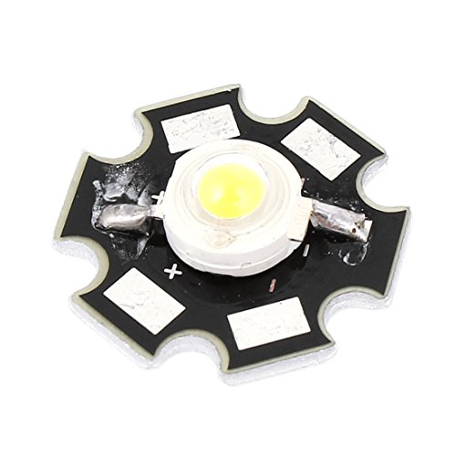 1 W weiße Dioden, LED-Glühbirne, Perlen-Emitter, 120–130 lm, Schottky-Dioden, 3,0–3,9 V, 6000–6500 K Replacement resistor von SUCHFEBH