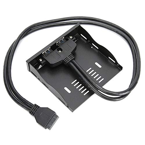 SUCIE Schwarzes USB3.0-Frontpanel, Frontpanel, für Riser-Karten-Mainboard von SUCIE