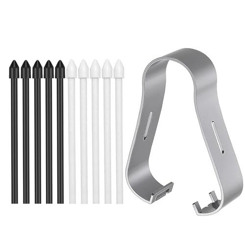 [10 Stück] Ersatzspitzen für Samsung S Pen, Stift Stylus Spitze Kit für Galaxy Tab S6 Lite/S10 FE/S10 FE+ Plus/S10 Ultra/S10+ Plus/S9 FE+ Plus/S9+ Plus/S9 FE/S9/S9 Ultra/S8/S7 Tips Nibs, Schwarz+Weiß von SUEEWE