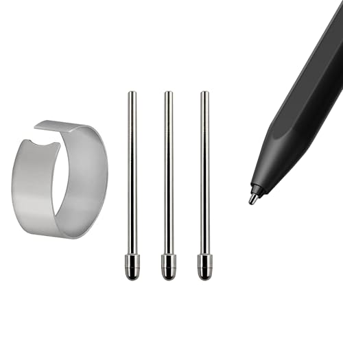 [3 Stück] Titanlegierung Metallspitze für Remarkable 1/2/Marker/Marker Plus & Boox Pen2 Pro/Boox Pen Plus/Boox Triangle Pen/BOOX Wacom Stylus, Boox Max/Note/Nova/Go/Tab Ultra&Mini Serie von SUEEWE