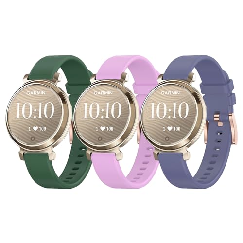 SUGARJAR Armband Kompatibel mit Garmin Lily 2/Lily 2 Active,14MM Sport Silikon Armband für Damen Herren von SUGARJAR