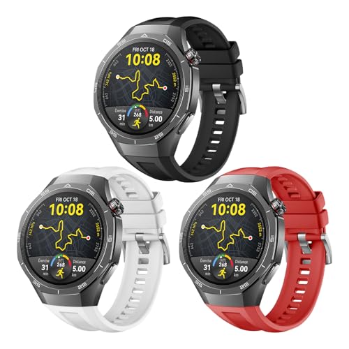 SUGARJAR Armband kompatibel mit HUAWEI Watch GT 5 Pro 46mm,22MM Sport Silikon Armband für HUAWEI Watch GT 5 Pro 46mm SUGARJAR Armband kompatibel mit HUAWEI Watch GT 5 Pro 46mm,22MM Sport Silikon Armband für HUAWEI Watch GT 5 Pro 46mm von SUGARJAR
