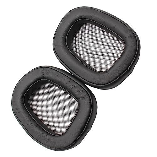 SUIOPPYUW 2 Stück Kopfhörer Soft Cushion Earpads Feinmaschiger Gehörschutz In Ear Ohrpolster Ersatz für G433, Schwarz von SUIOPPYUW