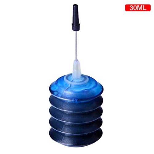 SUIOPPYUW 30 ml Tischnachfüll Dye Tinte, universell kompatibel, nachfüllbare Tintenstrahldrucker, Ersatz für, Blau von SUIOPPYUW