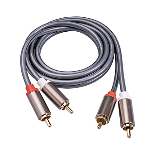 SUIOPPYUW 5MM Für RCA Splitter Professionelle Legierung Stecker Adapter Kopfhörer Splitter Videokamera Schalter Heimbedarf für Fernseher CD, 1m SUIOPPYUW 5MM Für RCA Splitter Professionelle Legierung Stecker Adapter Kopfhörer Splitter Videokamera Schalter Heimbedarf für Fernseher CD, 1m von SUIOPPYUW