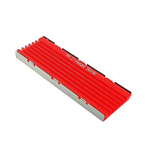 SUIOPPYUW Einfach zu installierender Kühlkörper für die Kühlung von Solid State Laufwerken. Kühlkörper für Solid State Laufwerke. Kühler aus Aluminium. Aluminium Kühlkörper, Rote Einzelschicht SUIOPPYUW Einfach zu installierender Kühlkörper für die Kühlung von Solid State Laufwerken. Kühlkörper für Solid State Laufwerke. Kühler aus Aluminium. Aluminium Kühlkörper, Rote Einzelschicht von SUIOPPYUW