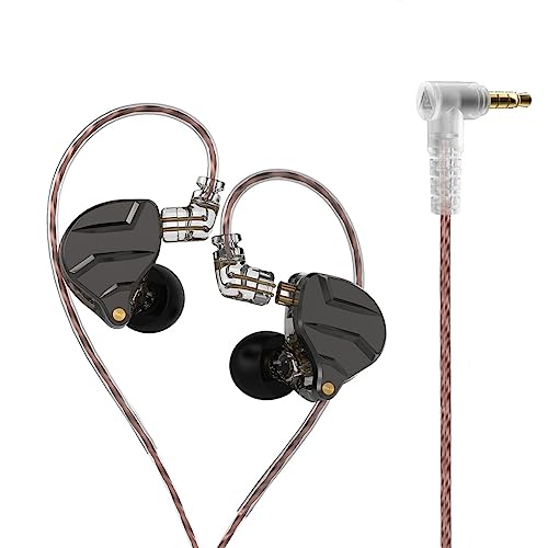 SUIOPPYUW In Ear Telefon Ohrhörer Kabelgebundener 3,5 mm Gaming Kopfhörer mit Geräuschunterdrückung, tragbares Musik Laufsport Headset mit Ohrkappen, Normal grau SUIOPPYUW In Ear Telefon Ohrhörer Kabelgebundener 3,5 mm Gaming Kopfhörer mit Geräuschunterdrückung, tragbares Musik Laufsport Headset mit Ohrkappen, Normal grau von SUIOPPYUW