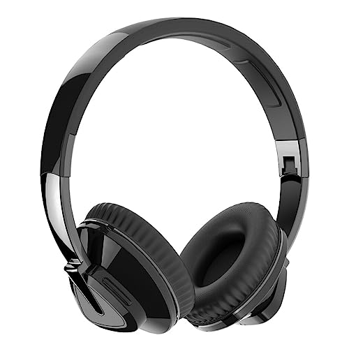 SUIOPPYUW Kabellose Kopfhörer, klappbar, am Kopf montiert, Dual Core mit Mikrofon, Ohrenschützer, universelles Computer Typ C Stereo Headset, Schwarz SUIOPPYUW Kabellose Kopfhörer, klappbar, am Kopf montiert, Dual Core mit Mikrofon, Ohrenschützer, universelles Computer Typ C Stereo Headset, Schwarz von SUIOPPYUW