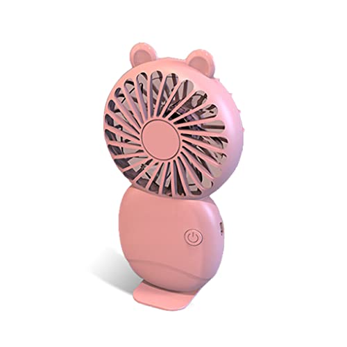 SUIOPPYUW Kleiner, tragbarer Handventilator, USB-Aufladung, leistungsstarke Winde, Schreibtischmaschine, in Box, Verpackung, in Box, für Personen, Reisen, Arbeit, Pinke Katze SUIOPPYUW Kleiner, tragbarer Handventilator, USB-Aufladung, leistungsstarke Winde, Schreibtischmaschine, in Box, Verpackung, in Box, für Personen, Reisen, Arbeit, Pinke Katze von SUIOPPYUW