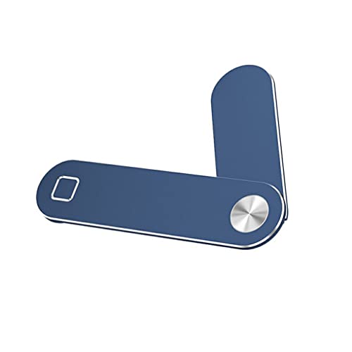 SUIOPPYUW Laptop Handyhalter Aluminiumlegierung Abnehmbare Selbstklebende Anti Drop Halterung Monitor Smartphone Rack Handy, Blau von SUIOPPYUW