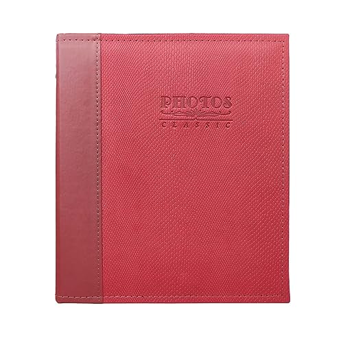 SUIOPPYUW Personalisiertes Fotoalbum mit Selbstklebender Seite, zum Erfassen und Schätzen von Erinnerungen, handgefertigte DIY Alben, wasserfeste Alben, klassisch, Rot SUIOPPYUW Personalisiertes Fotoalbum mit Selbstklebender Seite, zum Erfassen und Schätzen von Erinnerungen, handgefertigte DIY Alben, wasserfeste Alben, klassisch, Rot von SUIOPPYUW