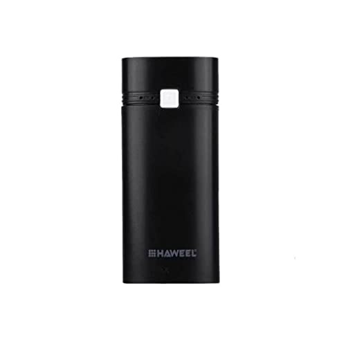SUIOPPYUW Power Bank Shell Small Lightweight Plain 2 Batterien Battery Case Wiederaufladbare Mobile Multifunktional Cases Indicator, Schwarz SUIOPPYUW Power Bank Shell Small Lightweight Plain 2 Batterien Battery Case Wiederaufladbare Mobile Multifunktional Cases Indicator, Schwarz von SUIOPPYUW