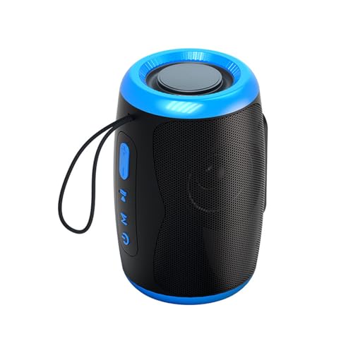 SUIOPPYUW Tragbarer Bluetooth Lautsprecher für Verbindung mit One Click Radio Lautsprecher im Freien, wasserdicht, ABS, kabellos, überall, Blau SUIOPPYUW Tragbarer Bluetooth Lautsprecher für Verbindung mit One Click Radio Lautsprecher im Freien, wasserdicht, ABS, kabellos, überall, Blau von SUIOPPYUW