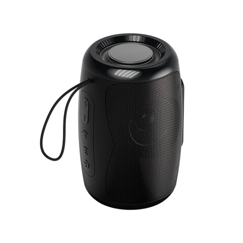 SUIOPPYUW Tragbarer Bluetooth Lautsprecher für Verbindung mit One Click Radio Lautsprecher im Freien, wasserdicht, ABS, kabellos, überall, Schwarz SUIOPPYUW Tragbarer Bluetooth Lautsprecher für Verbindung mit One Click Radio Lautsprecher im Freien, wasserdicht, ABS, kabellos, überall, Schwarz von SUIOPPYUW