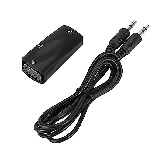 SUIOPPYUW -kompatibel zu VGA-Adapter mit Audioausgang PC Laptop TV 1080P Videokonverter Multimedia-Player-Anschluss Büro, Schwarze Frau-Frau, Tasche SUIOPPYUW -kompatibel zu VGA-Adapter mit Audioausgang PC Laptop TV 1080P Videokonverter Multimedia-Player-Anschluss Büro, Schwarze Frau-Frau, Tasche von SUIOPPYUW