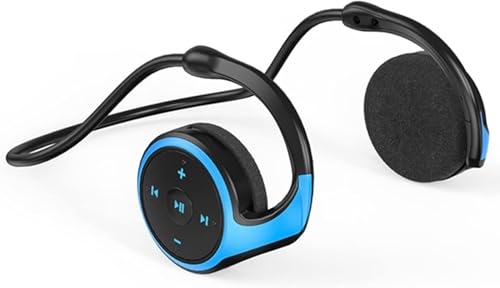 SUJAHHUJIQ Behind The Head Kopfhörer, Bluetooth 5.0 Kopfhörer Wrap Around Head, Leicht Klein Faltbar Wireless Sport Schweißfest Headset mit Mikrofon, TF-Kartensteckplatz SUJAHHUJIQ Behind The Head Kopfhörer, Bluetooth 5.0 Kopfhörer Wrap Around Head, Leicht Klein Faltbar Wireless Sport Schweißfest Headset mit Mikrofon, TF-Kartensteckplatz von SUJAHHUJIQ