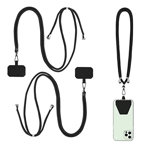 2 Stück Handykette Universal zum Umhängen - Kompatibel mit jedem Handy und Smartphone, Kette zum Umhängen, Hülle mit Kordel, Handyband mit jeder Hülle kombinierbar 2 Stück Handykette Universal zum Umhängen - Kompatibel mit jedem Handy und Smartphone, Kette zum Umhängen, Hülle mit Kordel, Handyband mit jeder Hülle kombinierbar von SULIUDAJI