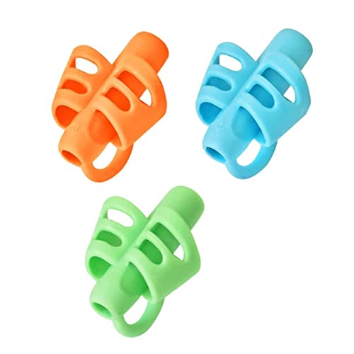 3 Stück Schreibhilfe für Stift Kinder,pencil grips für kids,Ergonomische Bleistift Griffe Silikon,Schreiben Haltungskorrektur Werkzeug für Bleistifte von SULIUDAJI