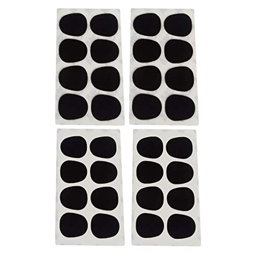 32 Stück Mundstück Patch 0 8/0 5 mm Dicke Pad aus Naturkautschuk für Sopran Alto Tenor Saxophon Sax Klarinette von SULIUDAJI