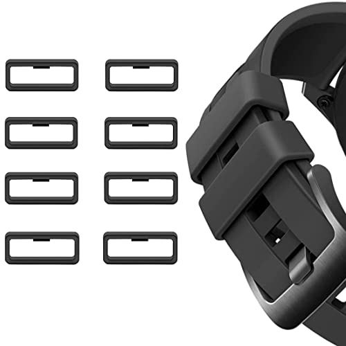 Gummi Ersatz Uhrenarmband Band Loops Silikon Uhrenarmband Halter Uhrenarmband Keeper Smartwatch Band Retainer Loop Uhrenverschluss Ringe von SULIUDAJI