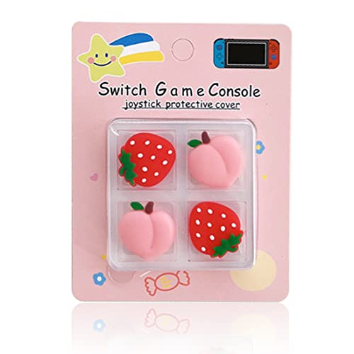 Joystick Kappen Kompatibel mit Switch & Switch Lite & Switch, Süße Joycon-Daumengriffkappen aus Silikon,Weiche Silikon Thumb Grip Niedlich 3D Analog Stick Abdeckung für Joy Con Controller-(4Pcs) Joystick Kappen Kompatibel mit Switch & Switch Lite & Switch, Süße Joycon-Daumengriffkappen aus Silikon,Weiche Silikon Thumb Grip Niedlich 3D Analog Stick Abdeckung für Joy Con Controller-(4Pcs) von SULIUDAJI