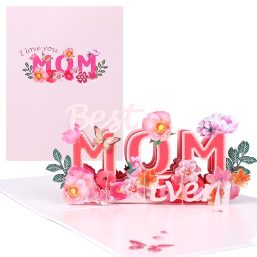 SULOLI 3D Muttertagskarte,Geburtstagskarte für Mama Special,3D Pop Up Grußkarte Muttertag mit Schönen Papier-Cut für Mutter Geburtstag SULOLI 3D Muttertagskarte,Geburtstagskarte für Mama Special,3D Pop Up Grußkarte Muttertag mit Schönen Papier-Cut für Mutter Geburtstag von SULOLI