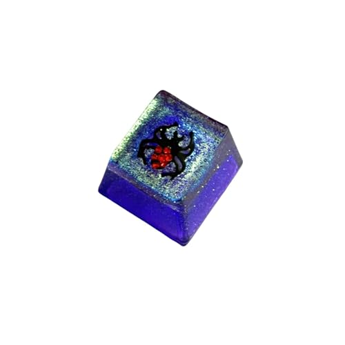 1 Stück Halloween Cap Bat Spider Ghost Key Cap Personal isierte Harz Transparent Schlüssel Kappe Universal Cross Axis Tastatur DIY Zubehör 1 Stück Halloween Cap Bat Spider Ghost Key Cap Personal isierte Harz Transparent Schlüssel Kappe Universal Cross Axis Tastatur DIY Zubehör von SUMKTO